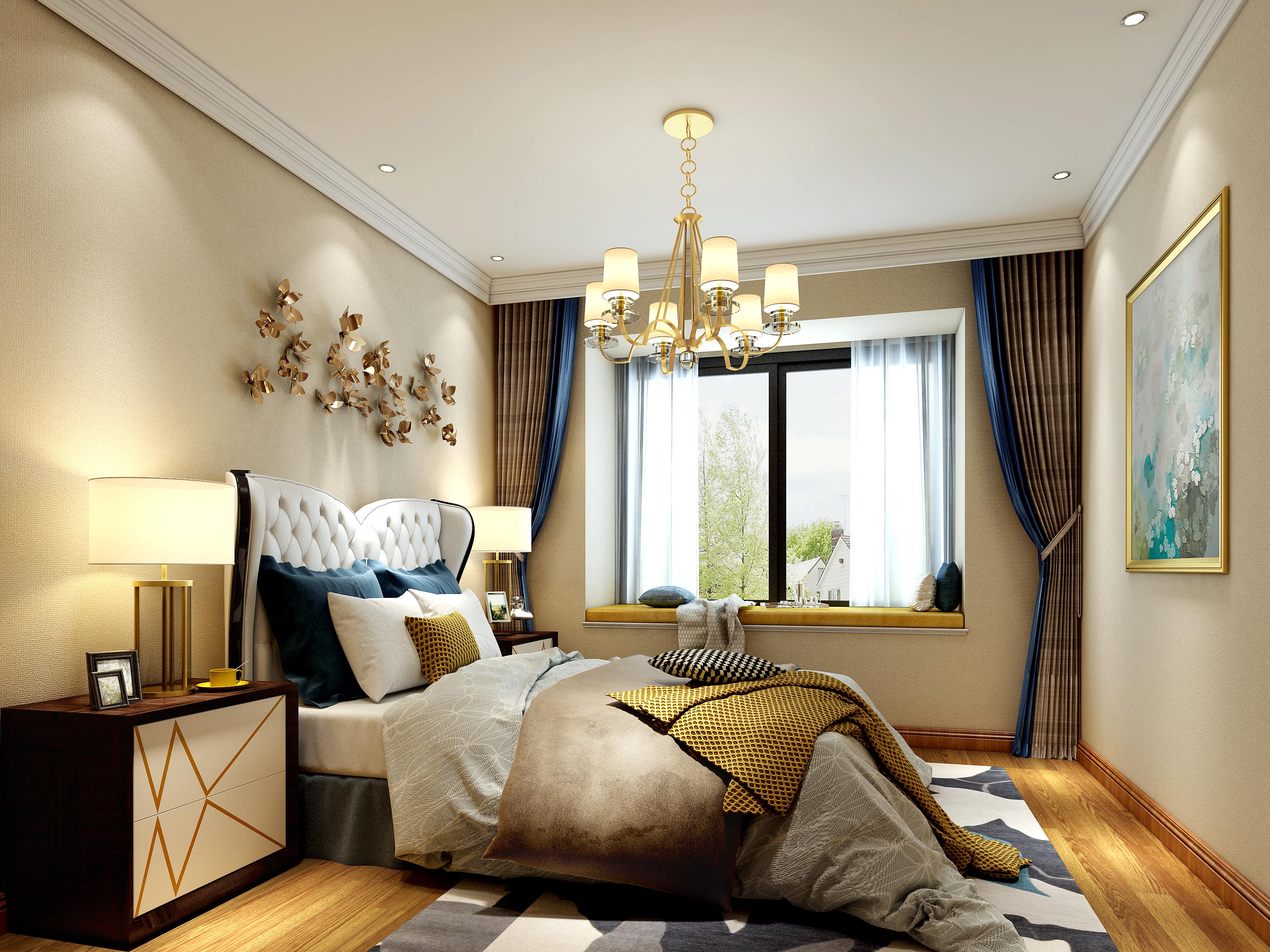 長風匯都  現代美式混搭風格 